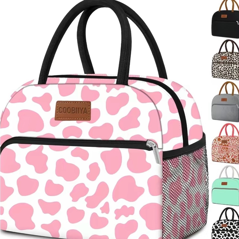 Coobiiya Lunch Box Lunch Bag For Women Adults Men, Reusable Cute Lunch Pail Bag